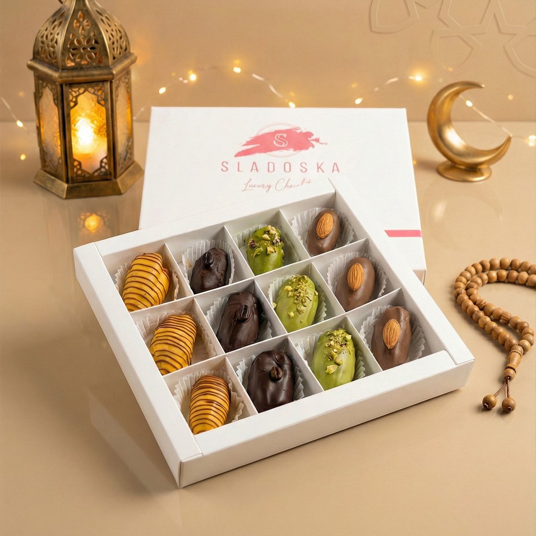18.jpg Chocolate Dates – Box of 12 - Image 1